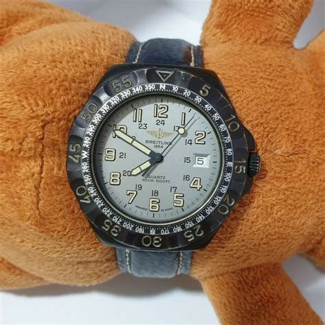 c.1989 Breitling Colt M50036 Black Pvd .